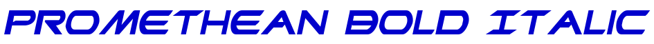 Promethean Bold Italic フォント